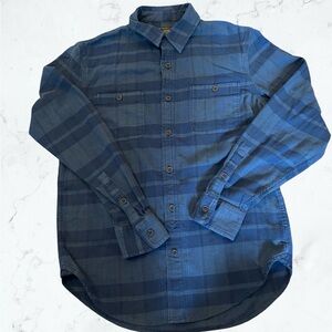 Lucky Brand Men's Navy Checkered Shirt